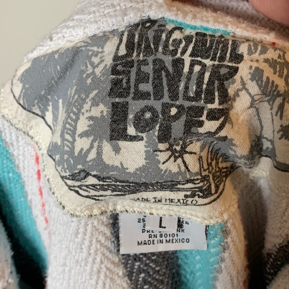 Original Senor Lopez Striped Poncho - Picture 11 of 12